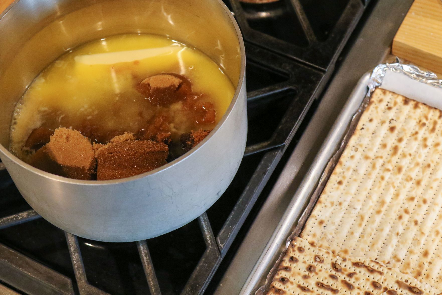 Chocolate Matzo Crunch